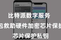 比特派数字服务  该钱包救助硬件加密芯片保护私钥